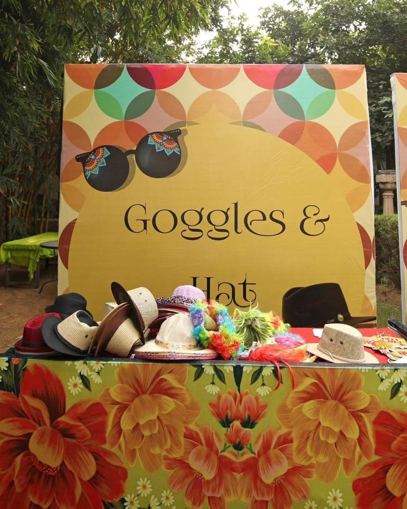Goggles and hats guest corner