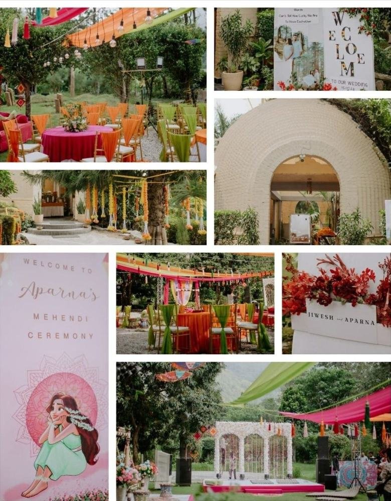 Mehendi decor moodboard