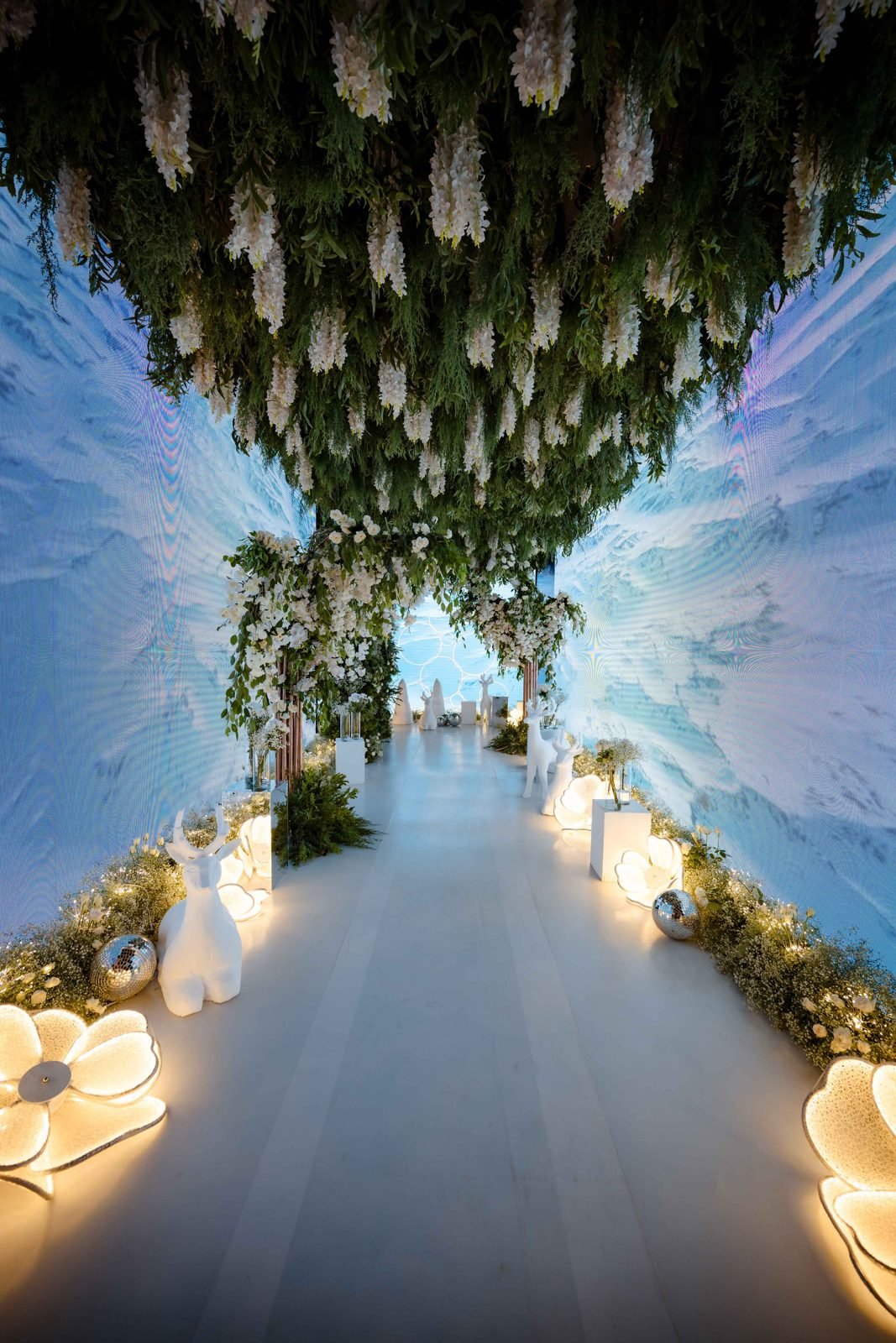 Oceanview floral mandap